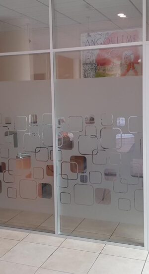 vitrophanie bureau formes