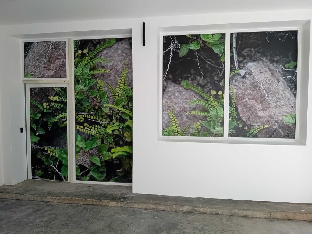vitrophanie nature extérieur